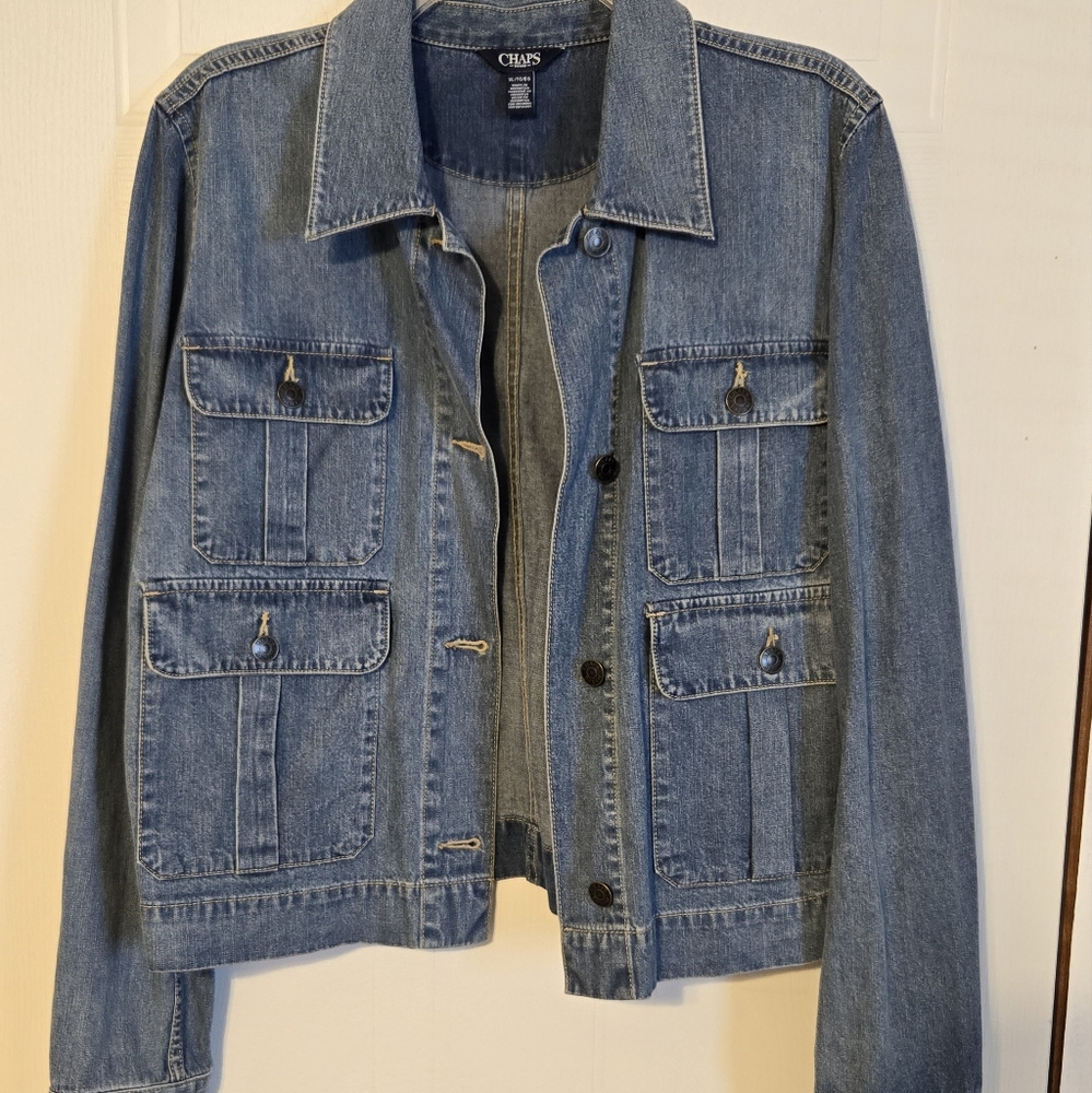 Chaps.  DENIM Jacket.       172